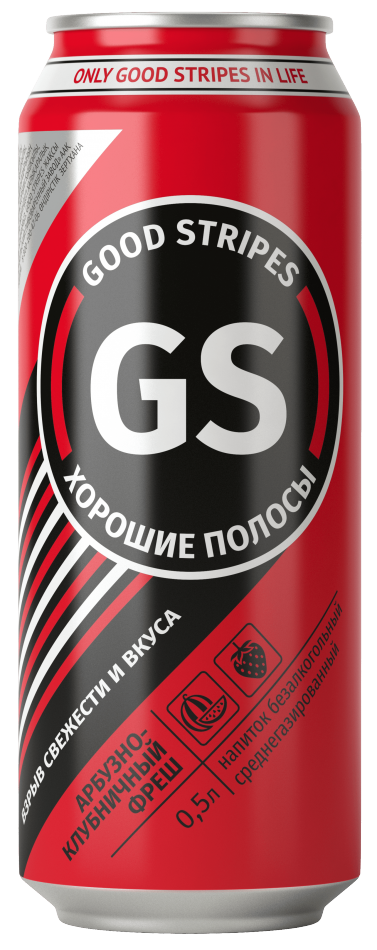 Good Stripes - «Арбузно-клубничный фрэш» (0,5л.(а))