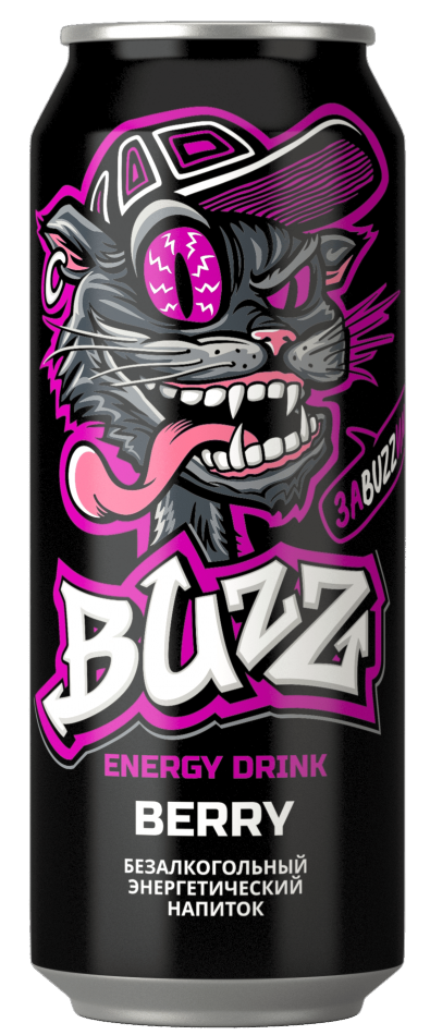 Энергетический напиток «BUZZ» - BERRY