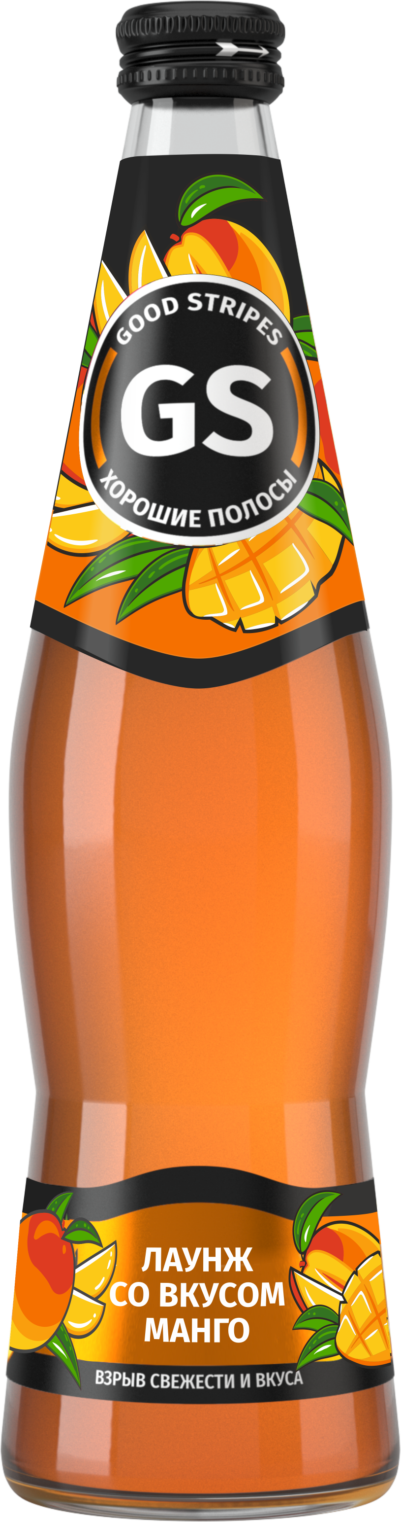 Напиток Good Stripes Лаунж со вкусом манго (Стеклобутылка) 